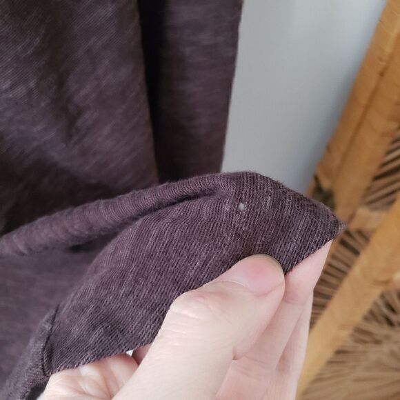 Horny Toad Brown Dress Twist Neck Stretchy S - Picture 5 of 6